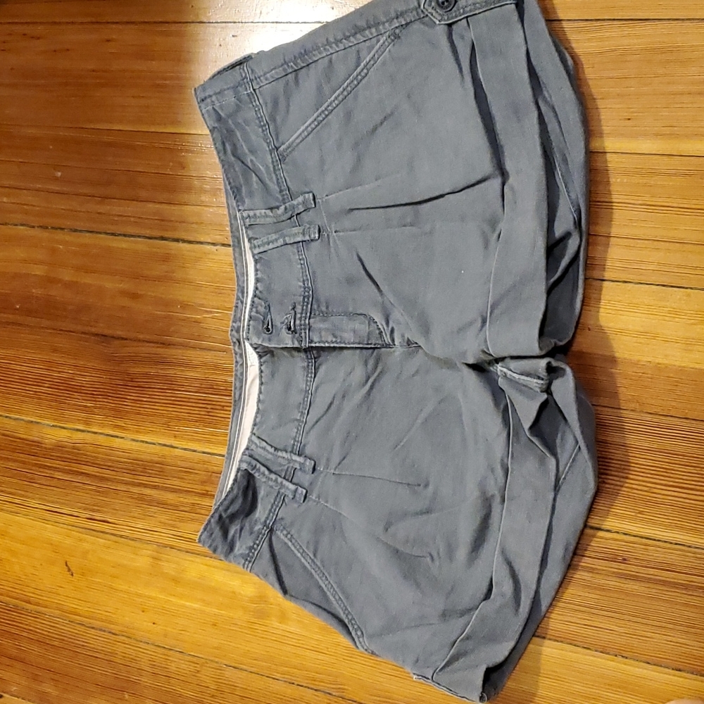 Faded blue shorts